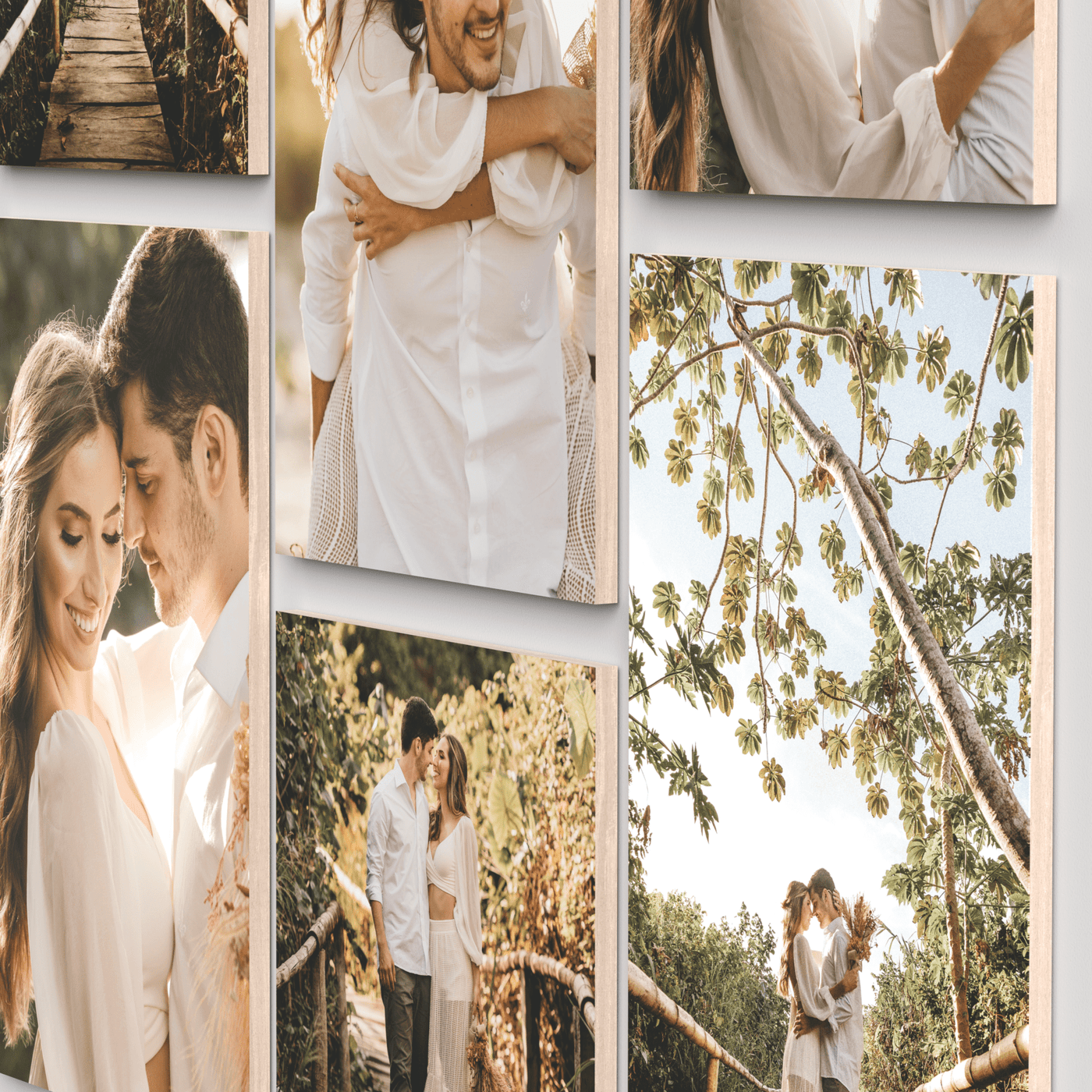 Ash set of 6 – foto op hout – Memory Block NL