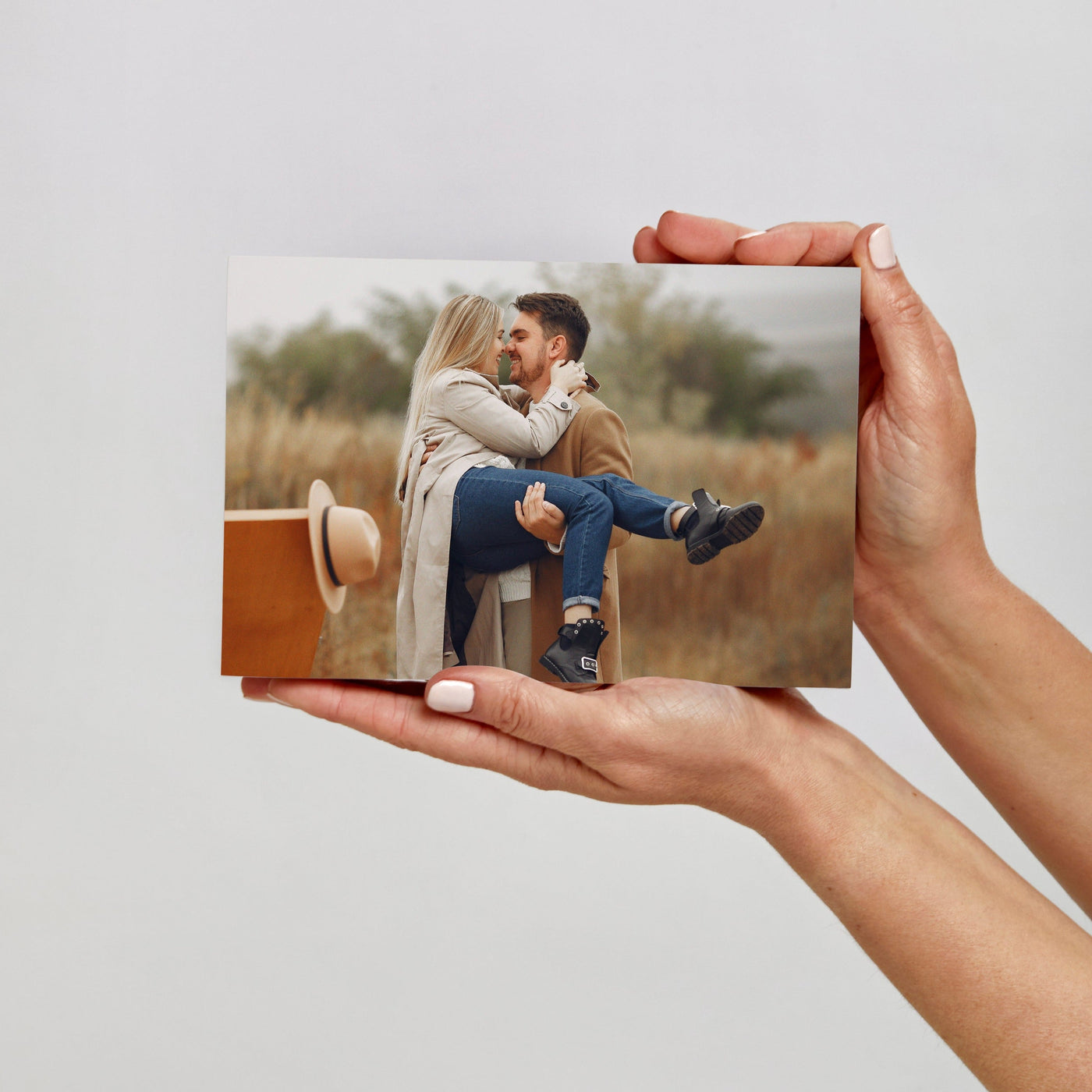 Bamboo Rectangle – foto op hout – Memory Block NL
