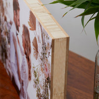 Bamboo Rectangle – foto op hout – Memory Block NL