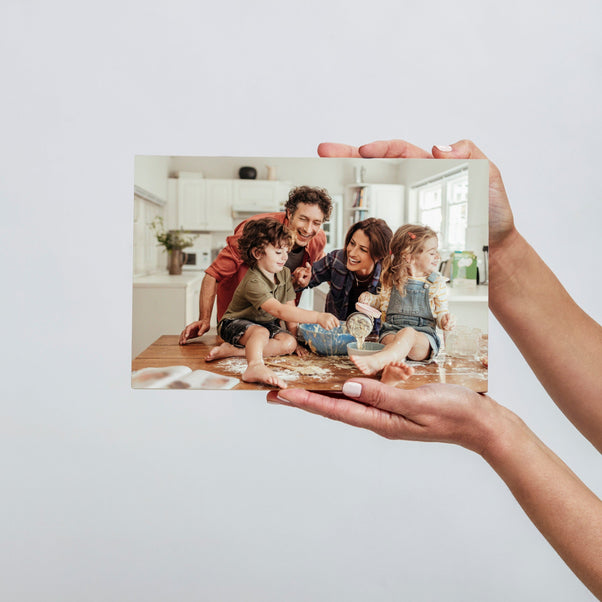 Bamboo Rectangle – foto op hout – Memory Block NL