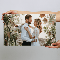 Bamboo Rectangle – foto op hout – Memory Block NL