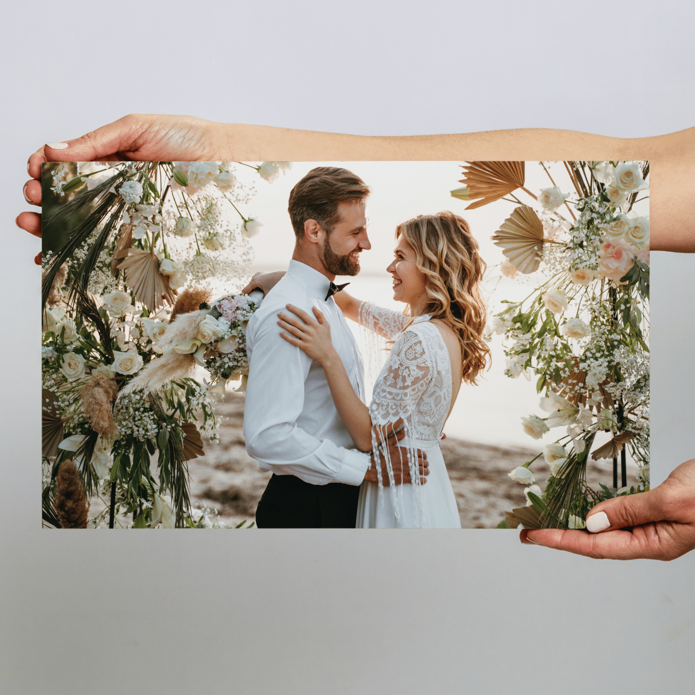 Bamboo Rectangle – foto op hout – Memory Block NL