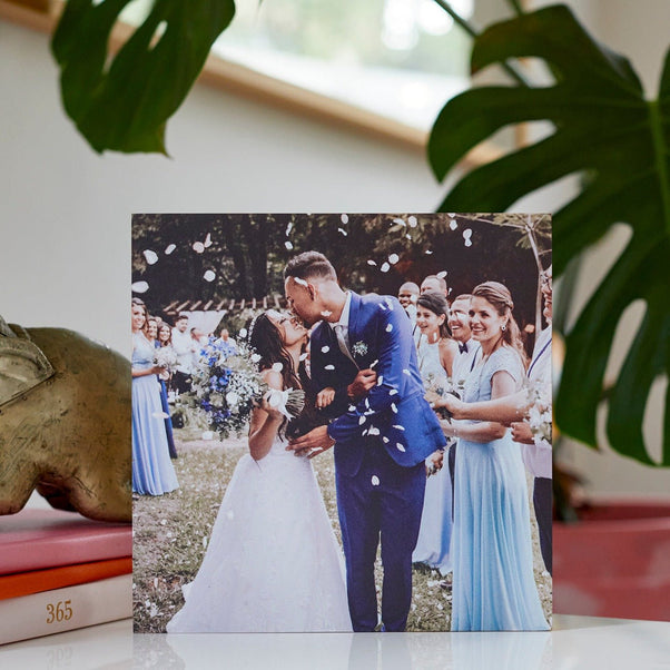 Bamboo Square – foto op hout – Memory Block NL