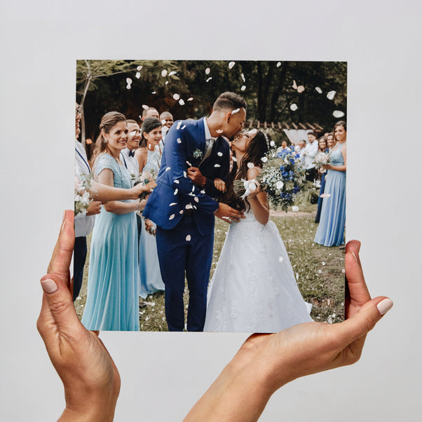 Bamboo Square – foto op hout – Memory Block NL