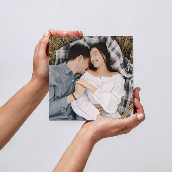 Bamboo Square – foto op hout – Memory Block NL