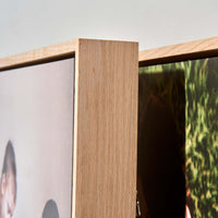 Floating Frame Rectangle – foto op hout – Memory Block NL