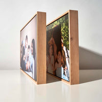 Floating Frame Square – foto op hout – Memory Block NL
