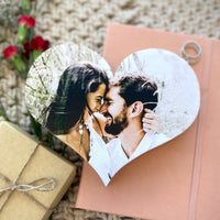 Heart – foto op hout – Memory Block NL