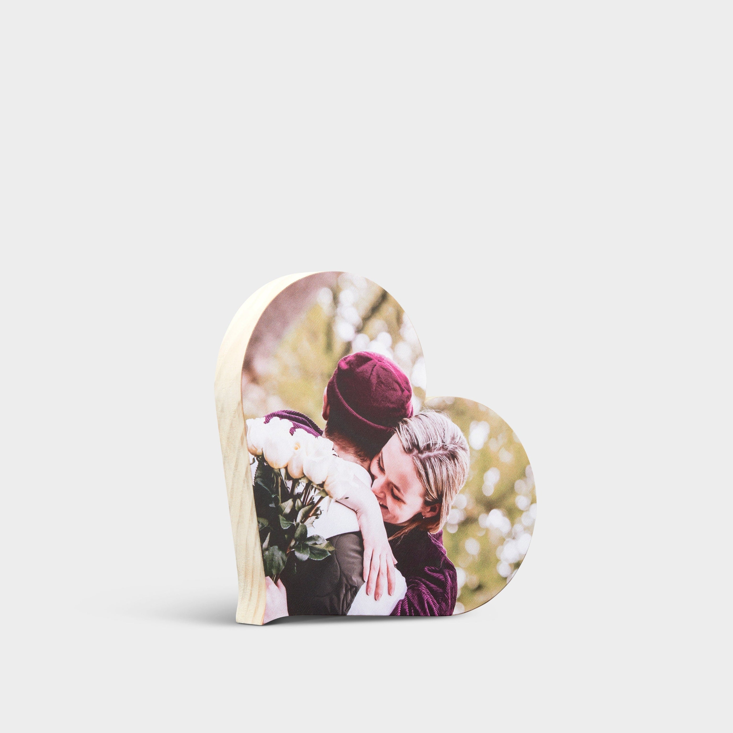 Heart – foto op hout – Memory Block NL