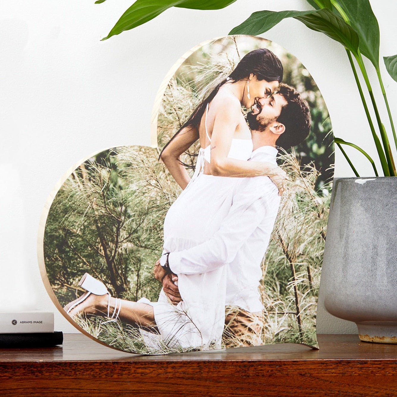 Heart – foto op hout – Memory Block NL