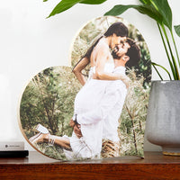 Heart – foto op hout – Memory Block NL
