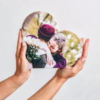 Heart – foto op hout – Memory Block NL