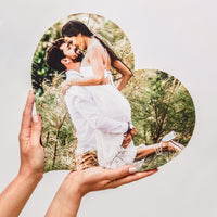 Heart – foto op hout – Memory Block NL