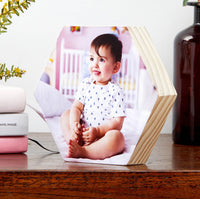 Hexagon – foto op hout – Memory Block NL