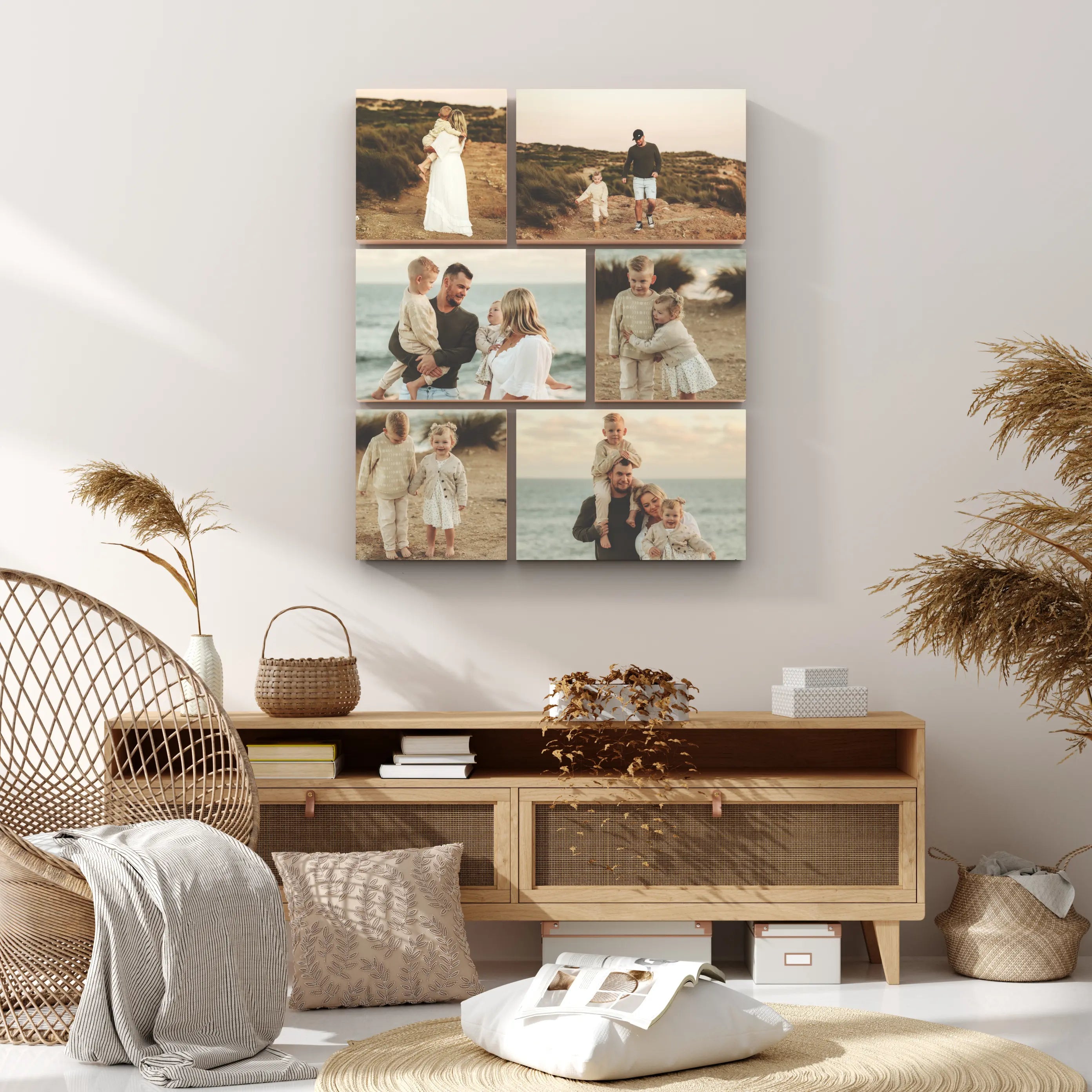Holly set of 6 – foto op hout – Memory Block NL