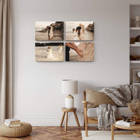Jordie set of 4 – foto op hout – Memory Block NL