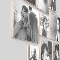 Malah set of 9 – foto op hout – Memory Block NL