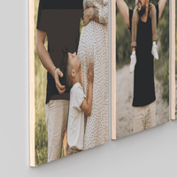 Maple set of 3 – foto op hout – Memory Block NL