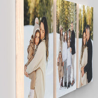 Maple set of 3 – foto op hout – Memory Block NL