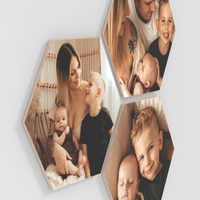 Rozen Hexagon Set van 3