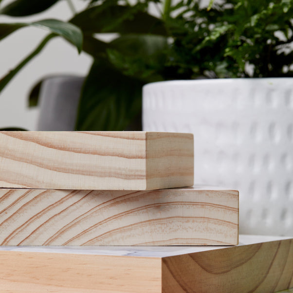 Pine Rectangle – foto op hout – Memory Block NL