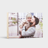 Pine Rectangle – foto op hout – Memory Block NL