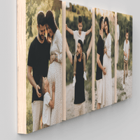 Pine Rectangle – foto op hout – Memory Block NL