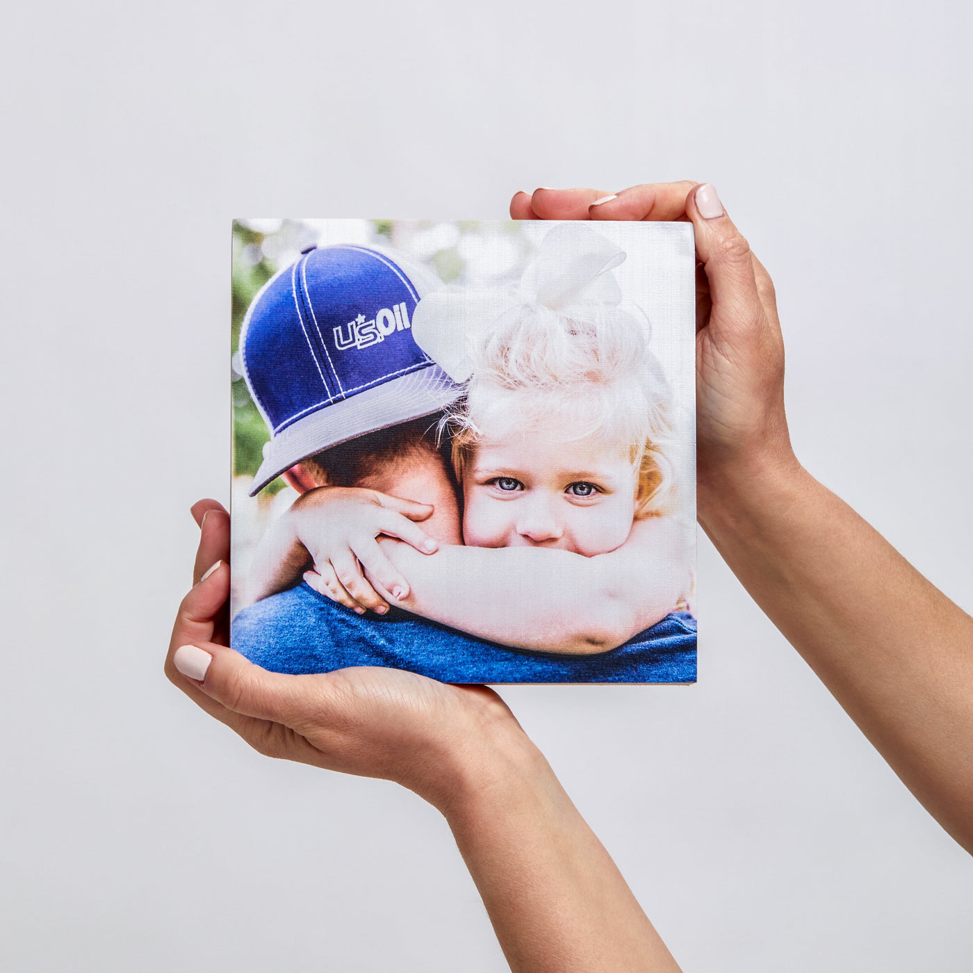 Pine Square – foto op hout – Memory Block NL