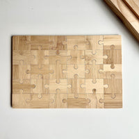 Rectangle Puzzle – foto op hout – Memory Block NL