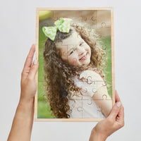 Rectangle Puzzle – foto op hout – Memory Block NL