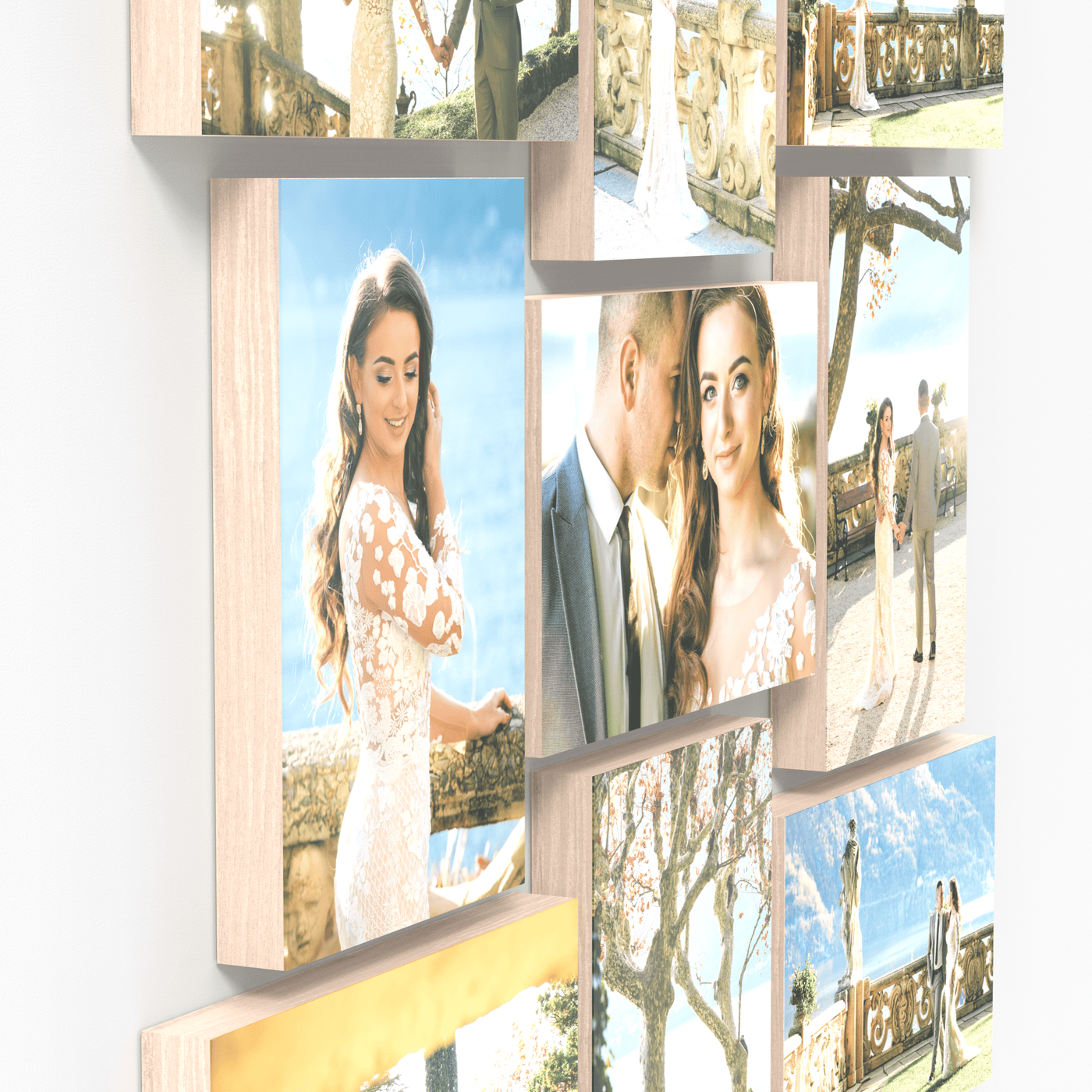 Reef set of 9 – foto op hout – Memory Block NL