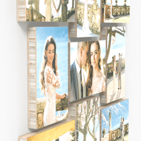 Reef set of 9 – foto op hout – Memory Block NL