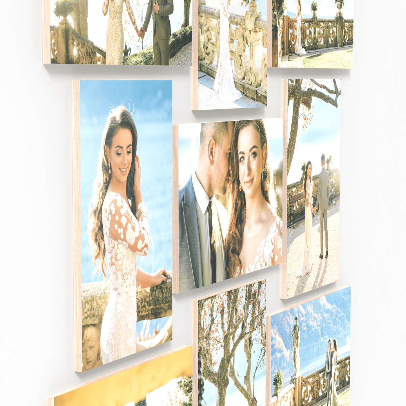 Reef set of 9 – foto op hout – Memory Block NL