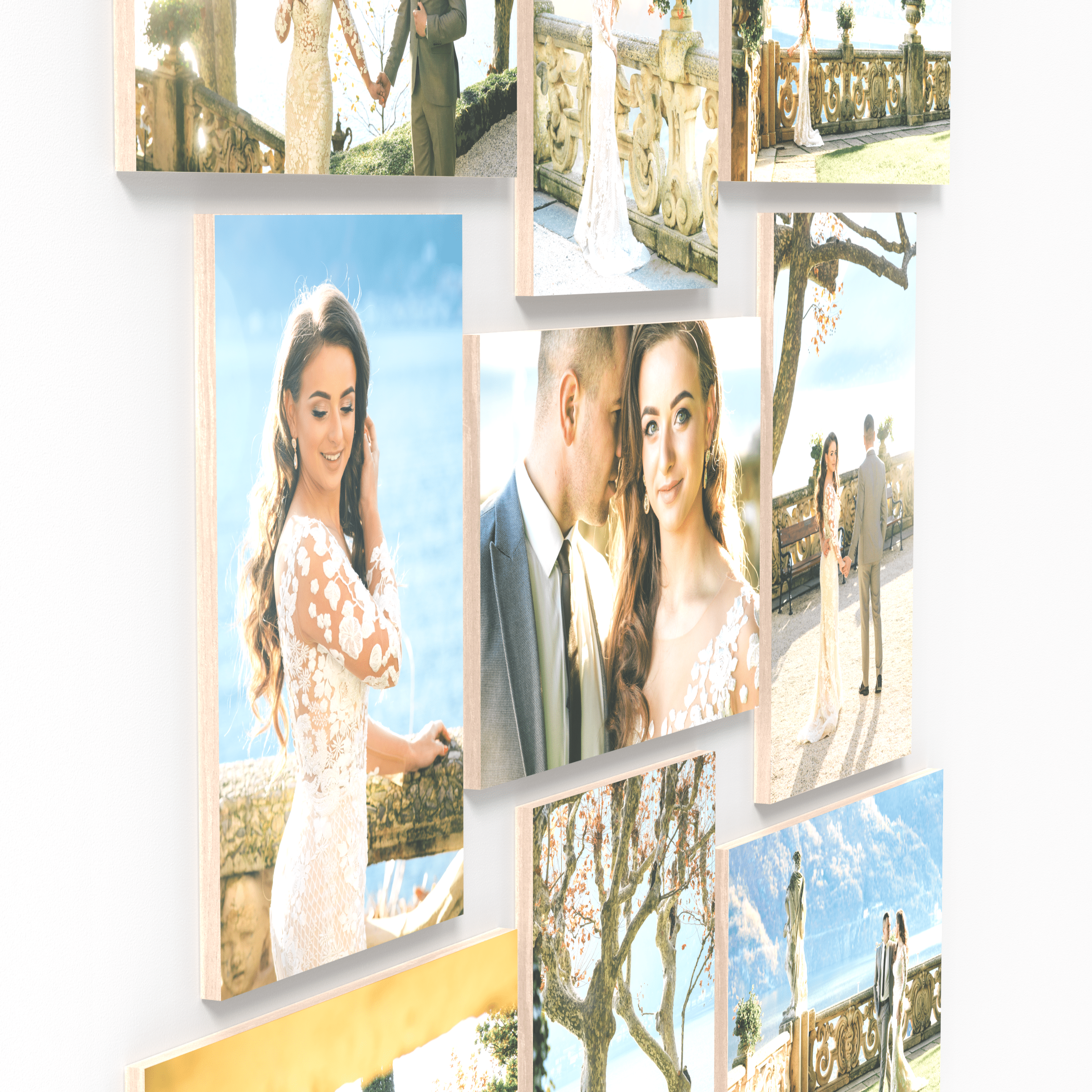 Reef set of 9 – foto op hout – Memory Block NL