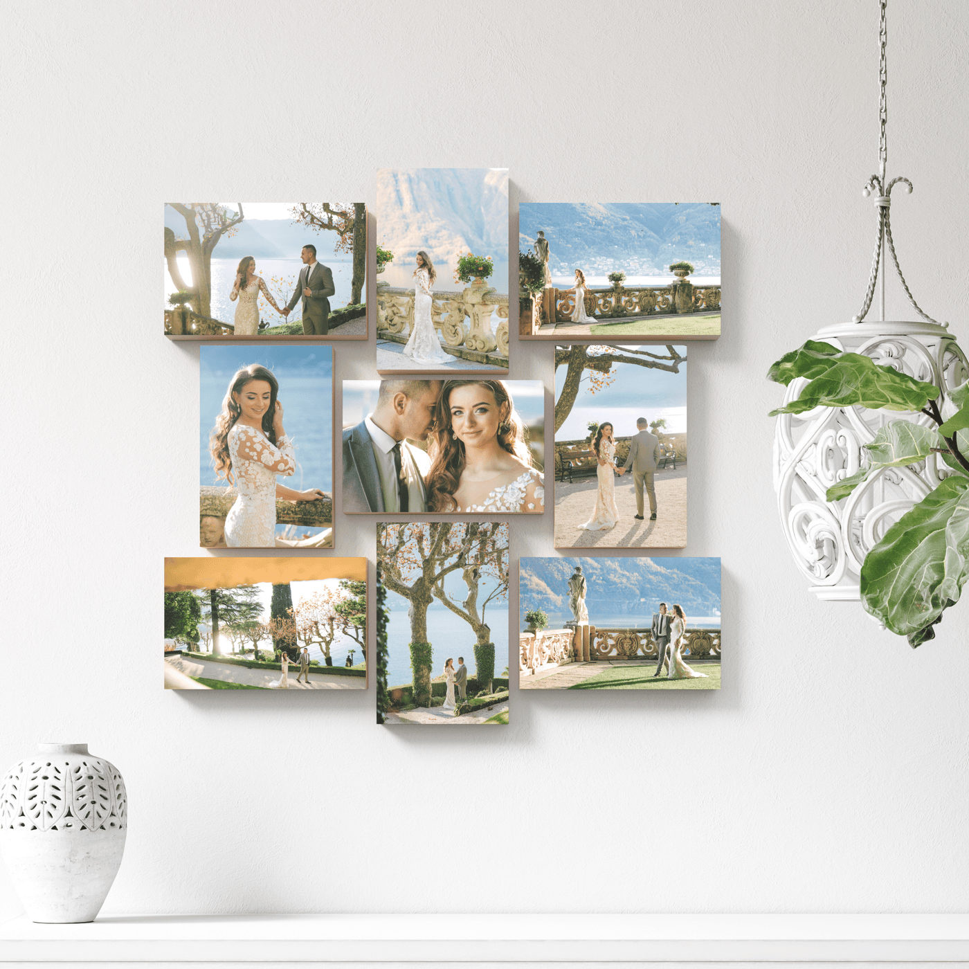 Reef set of 9 – foto op hout – Memory Block NL
