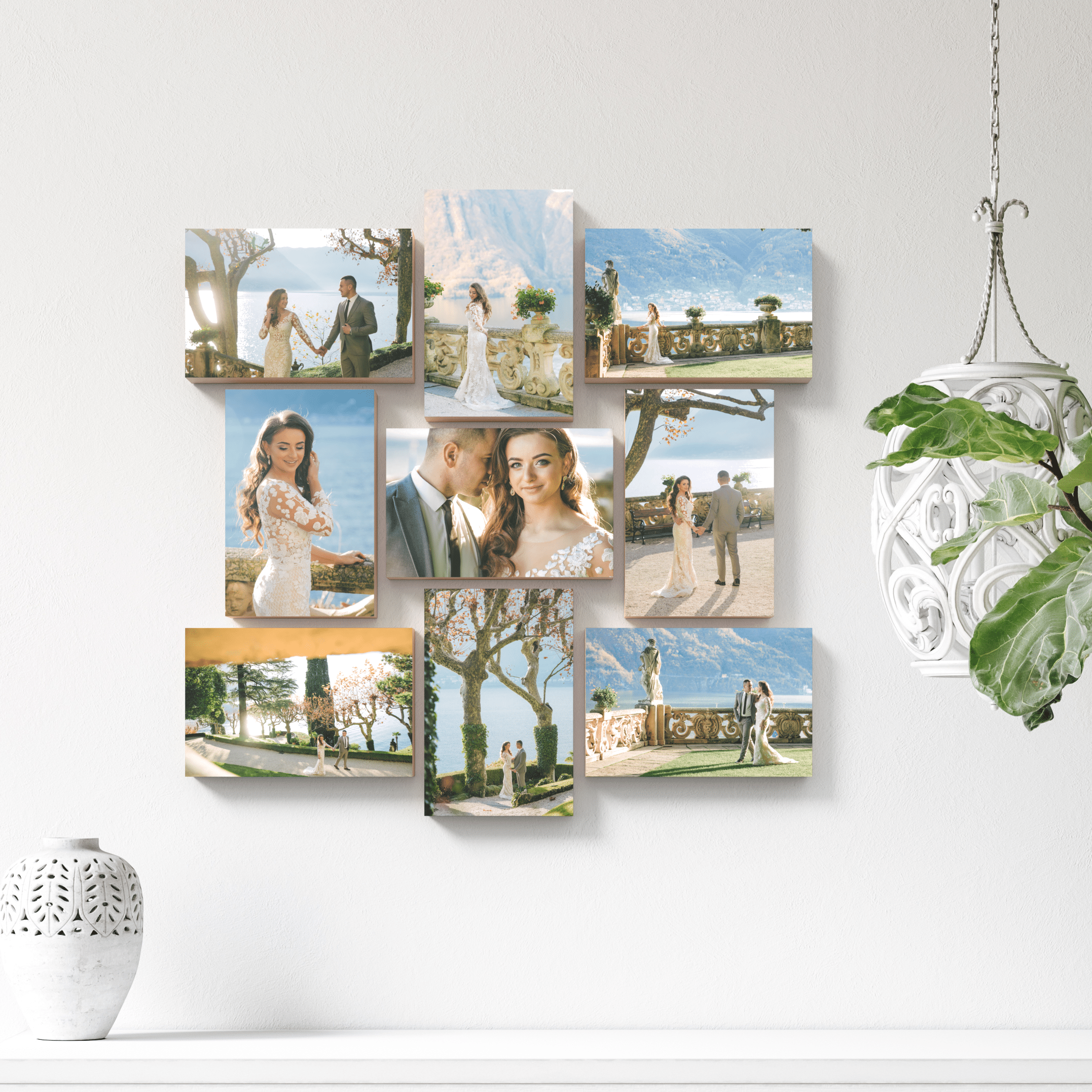Reef set of 9 – foto op hout – Memory Block NL