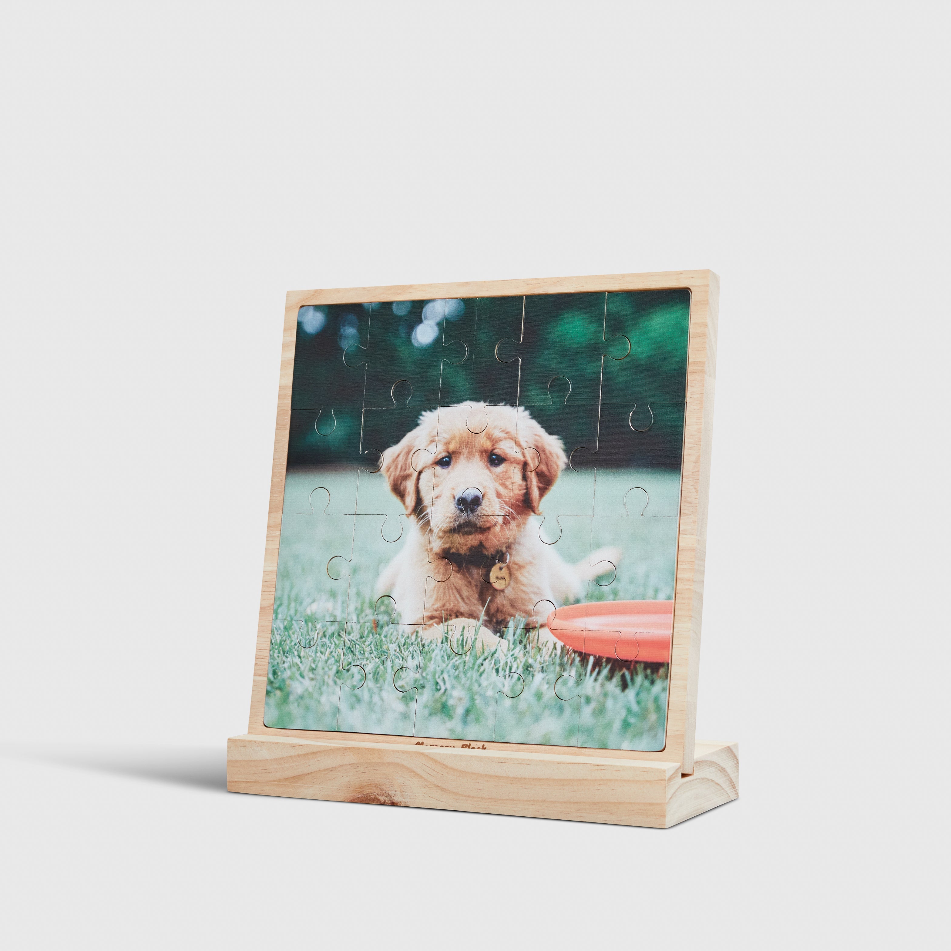 Square Puzzle – foto op hout – Memory Block NL