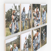 Tulip set of 8 – foto op hout – Memory Block NL