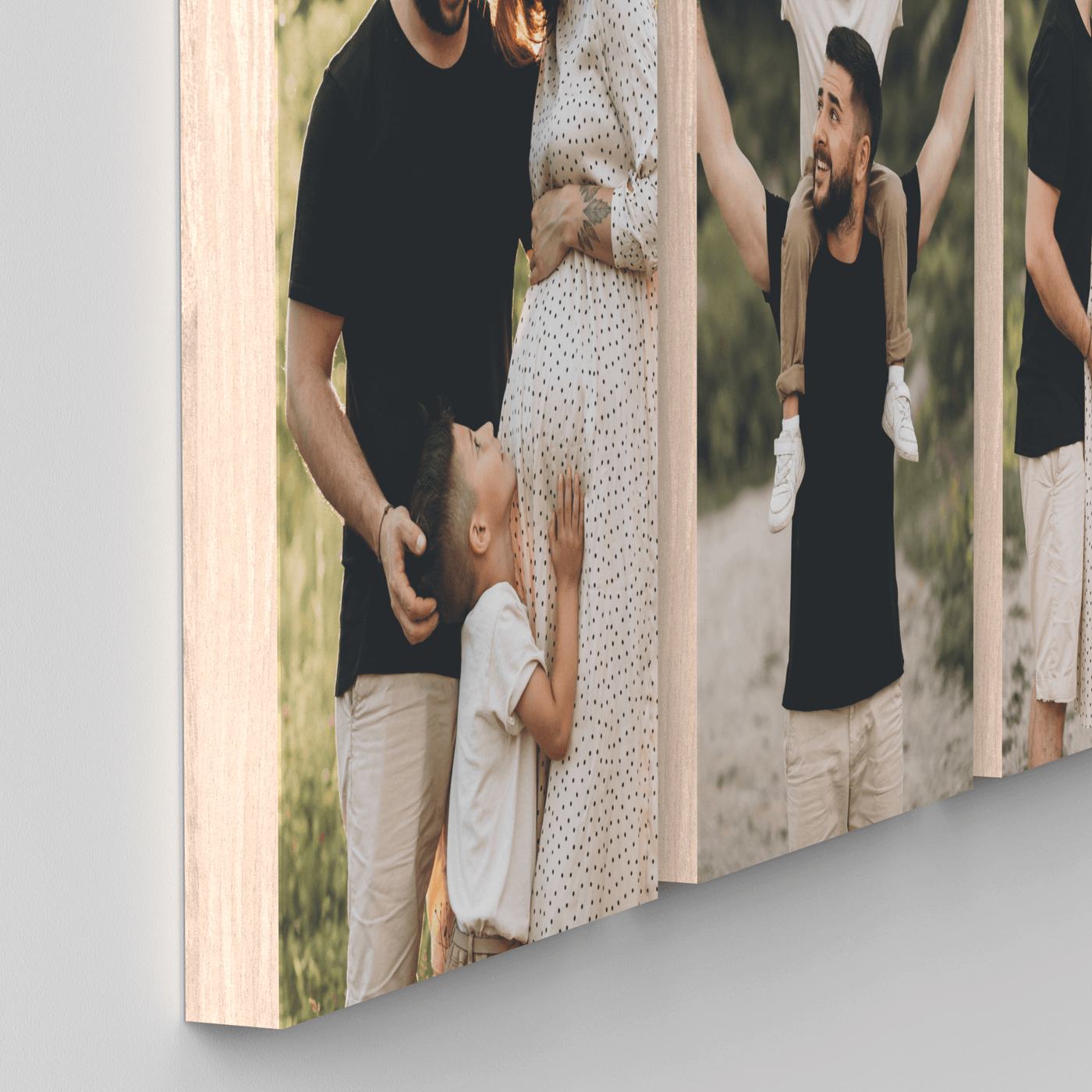 Willow set of 6 – foto op hout – Memory Block NL