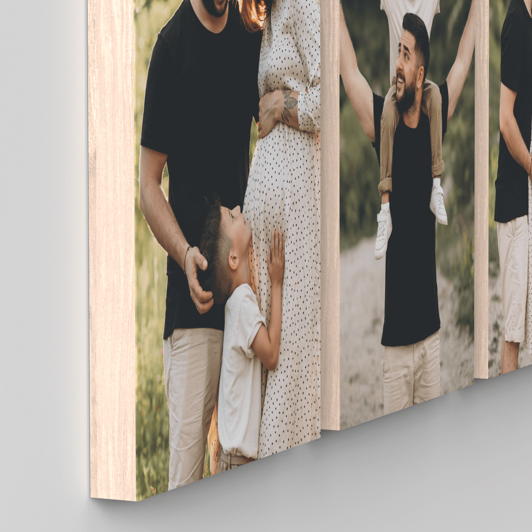 Willow set of 6 – foto op hout – Memory Block NL