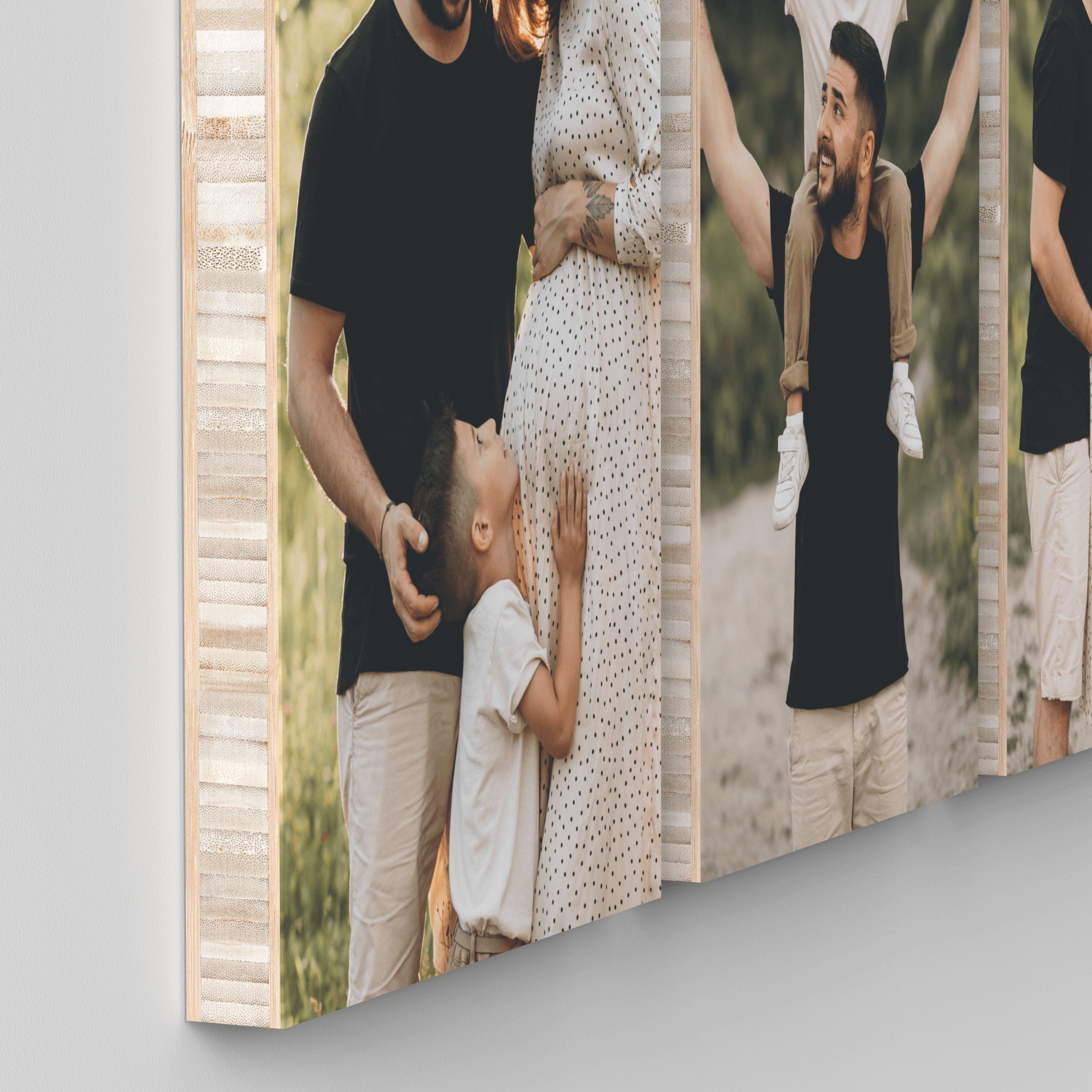 Willow set of 6 – foto op hout – Memory Block NL