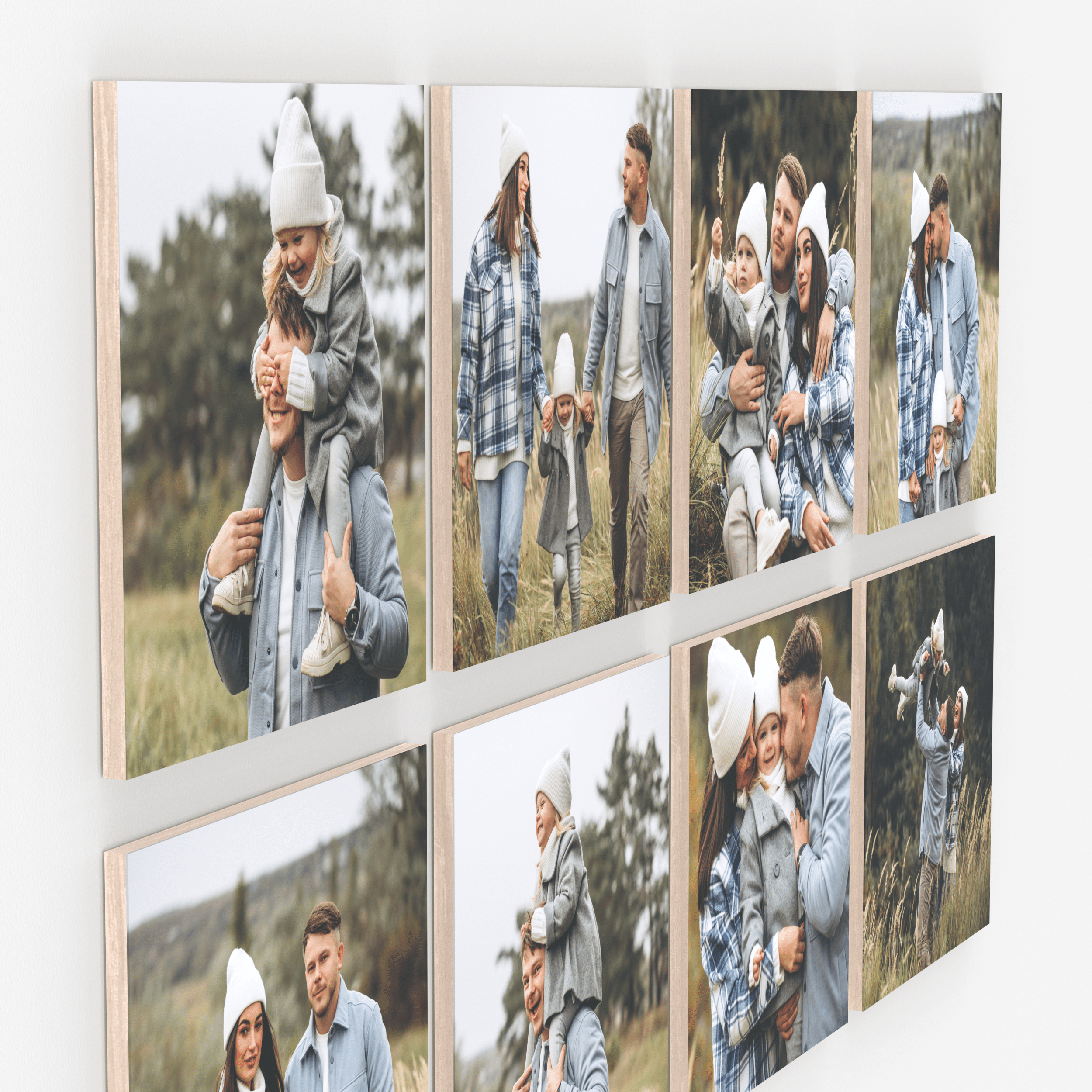 Wood Tile – foto op hout – Memory Block NL